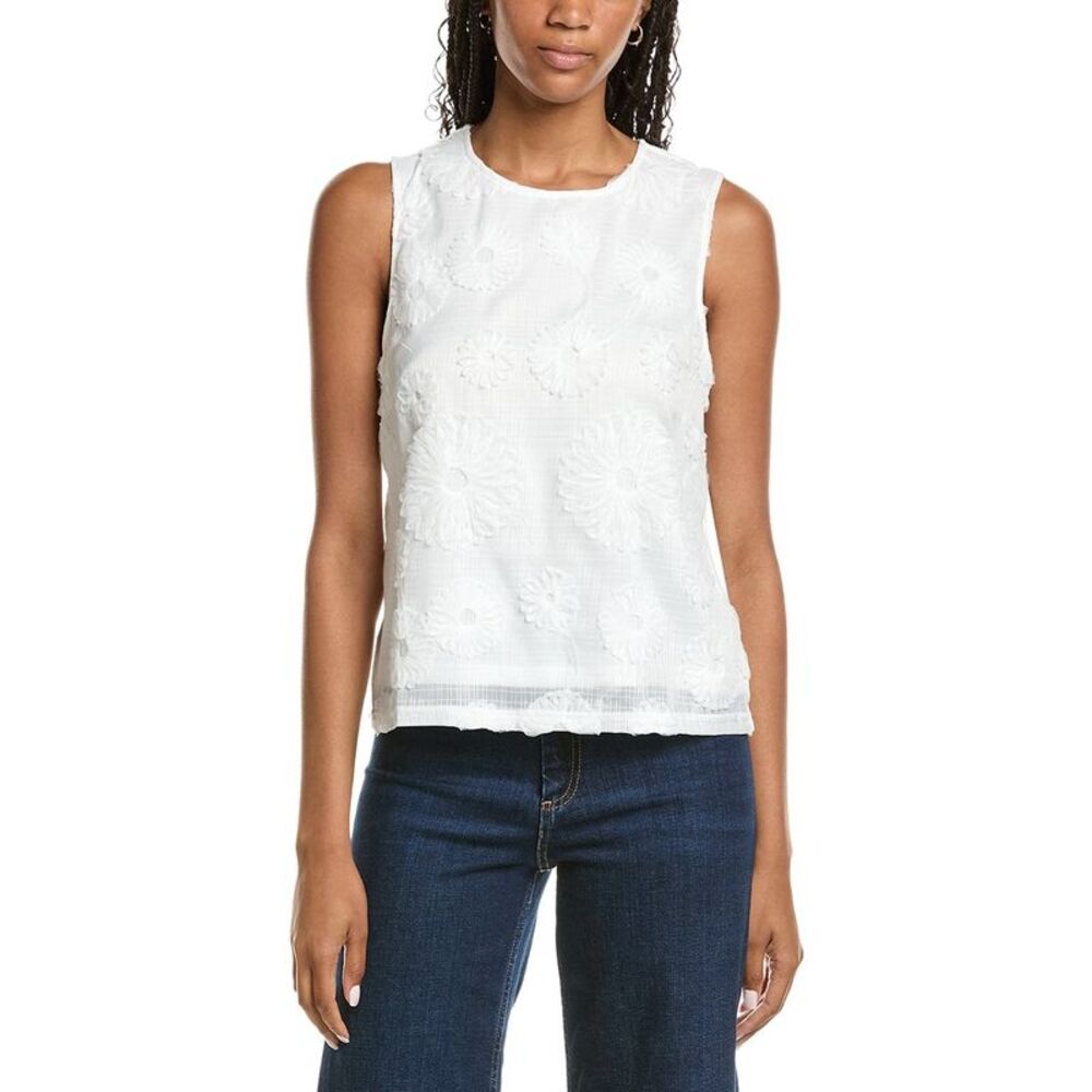 Nanette Nanette Lepore Womens Sleeveless Top, White